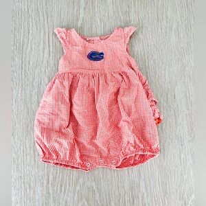 Garb Florida Gators Gingham Romper